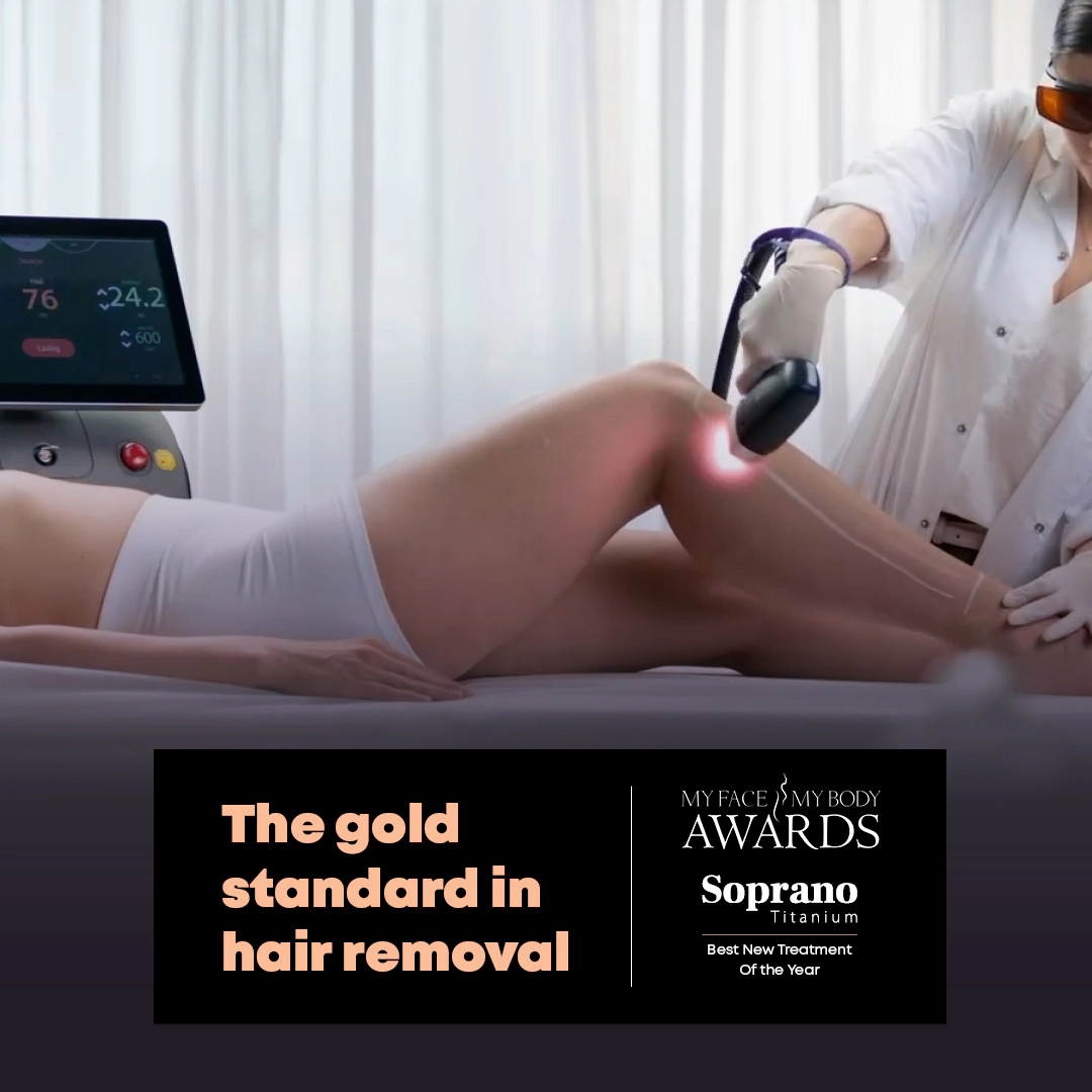Soprano Titanium laser hair removal treatment at Etica Beauty Clinic
