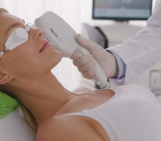 Harmony XL Pro ClearLift laser facial treatment performed at Etica Clinic.