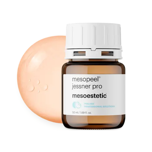 Mesopeels Jessner Pro chemical peel bottle with product texture
