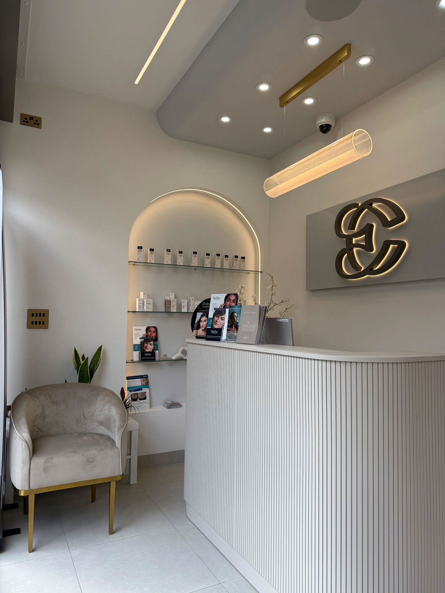 Contact Etica Beauty Clinic exterior and reception area in Eastcote
